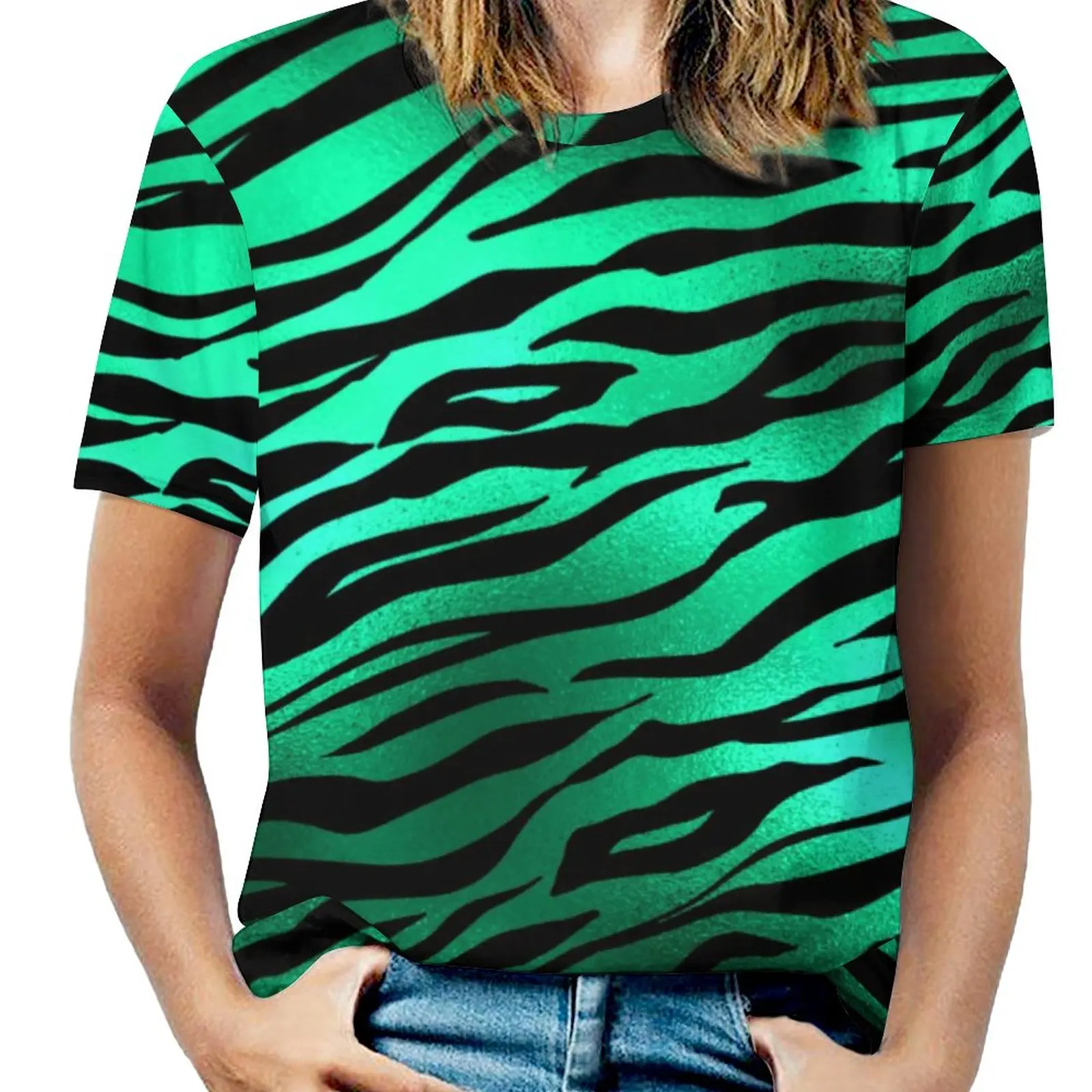 Футболка женская оверсайз в стиле хип-хоп, рубашка в полоску, с принтом тигра, с коротким рукавом, зеленая черная, на лето
Футболка женская оверсайз в стиле хип-хоп, рубашка в полоску, с принтом тигра, с коротким рукавом, зеленая черная, на лето