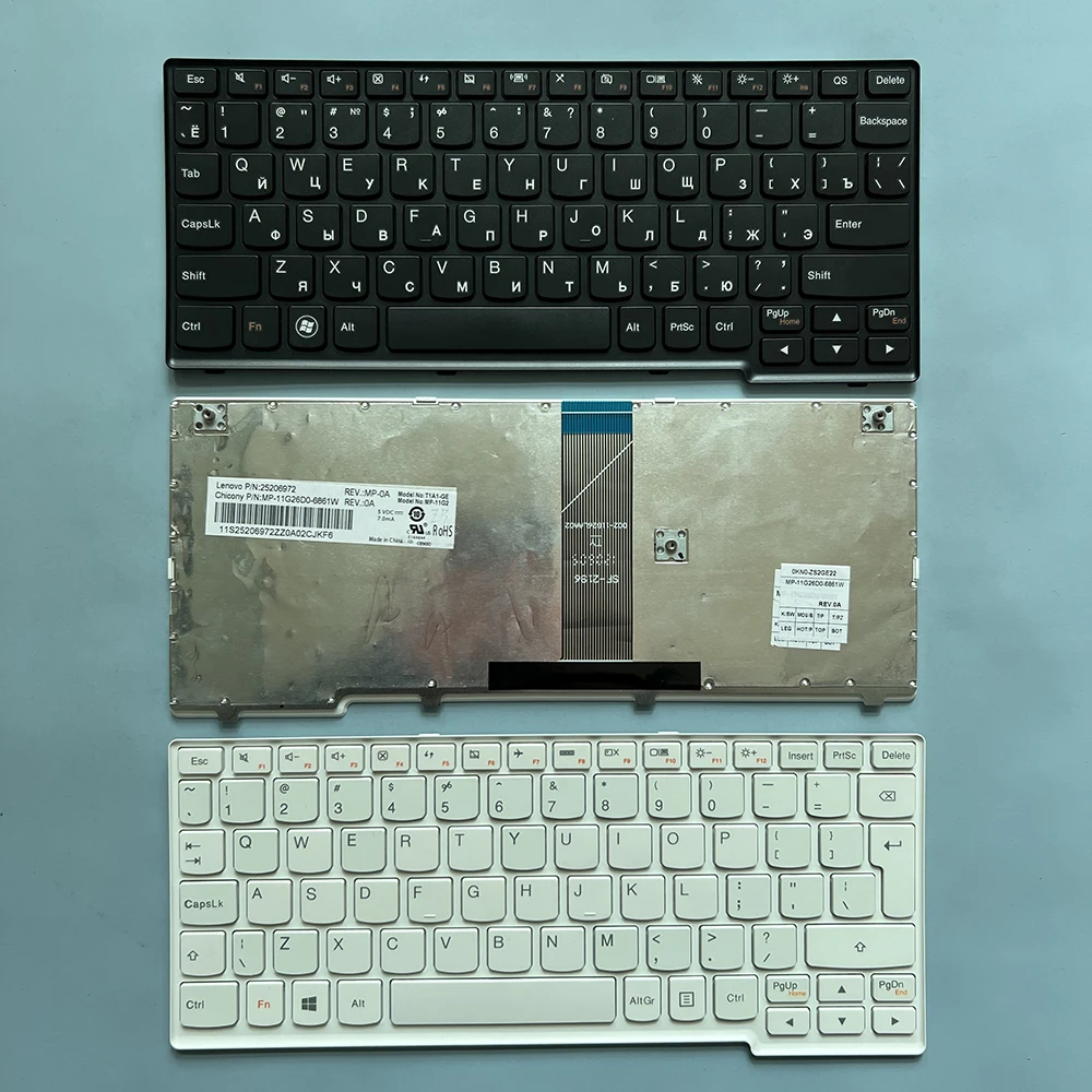 

XIN US Russian Keyboard For Lenovo IdeaPad S200 S205s S206 Laptop MP-11G2 Rossija Klaviatura Original RU