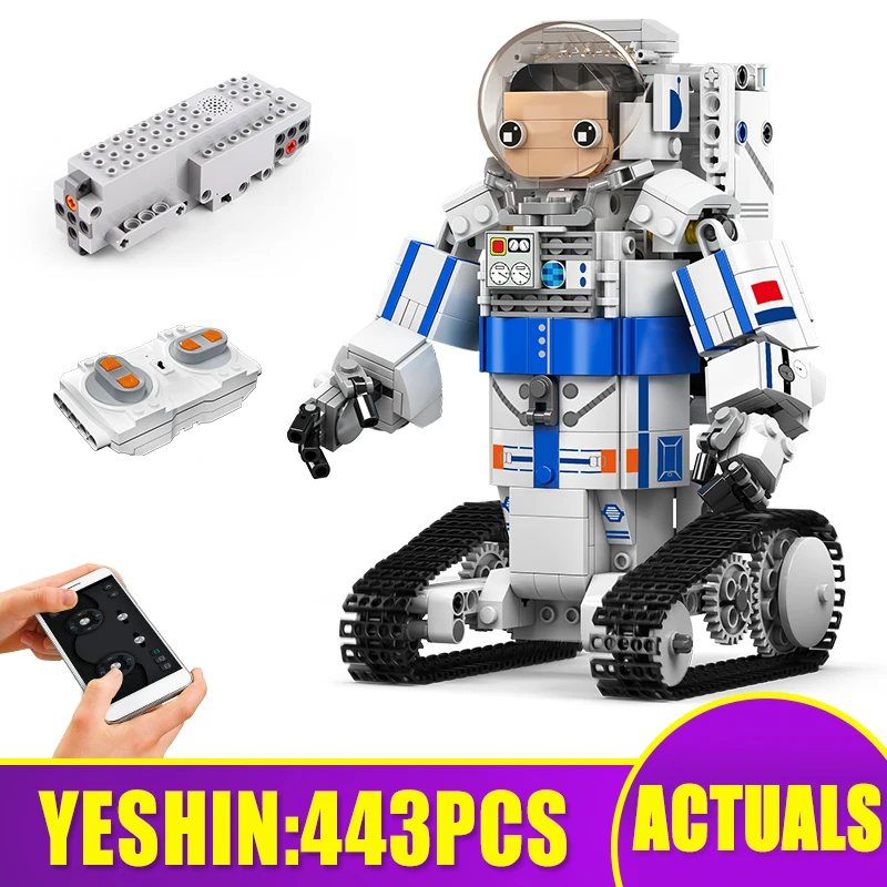 MOULD KING 13136 Remote Control Technical Robot Toys The RC Motorized Astronaut Robot Model Building Blocks Kids Birthday Gifts
MOULD KING 13136 Remote Control Technical Robot Toys The RC Motorized Astronaut Robot Model Building Blocks Kids Birthday Gifts