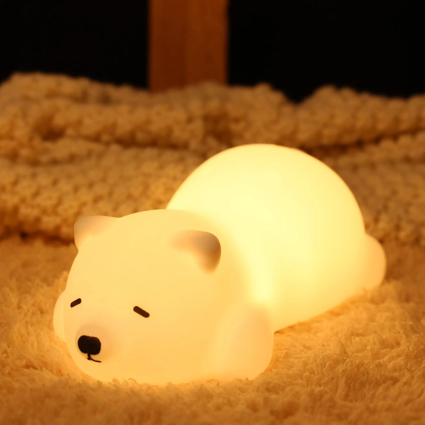 Snooze Bear Night Light Rechargeable Desk Lamp Luminary Bedroom Lamps Home Decoration Accessories Birthday Gift for Kids
Snooze Bear Night Light Rechargeable Desk Lamp Luminary Bedroom Lamps Home Decoration Accessories Birthday Gift for Kids