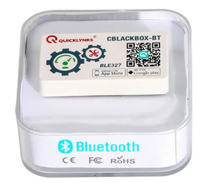 QUICKLYNKS Black Box BLE327 Car Engine Fault Code Reader Bluetooth 4.0 for Android and iPhone Mobile
QUICKLYNKS Black Box BLE327 Car Engine Fault Code Reader Bluetooth 4.0 for Android and iPhone Mobile