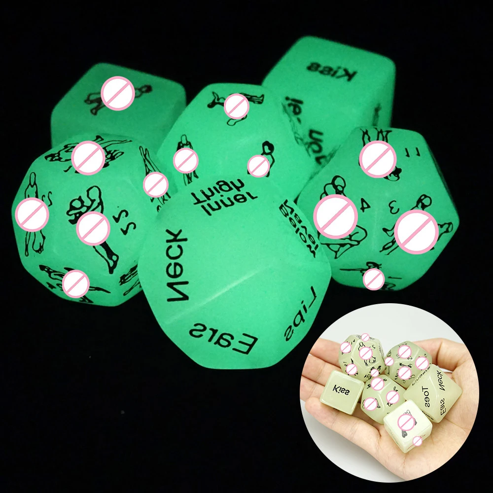 

Adult Sex Dice Erotic Toy Love 6/12 Sides Russian Dices Toys for Lovers Craps Adults Game Sex Toys Game Couples Gift Accessories