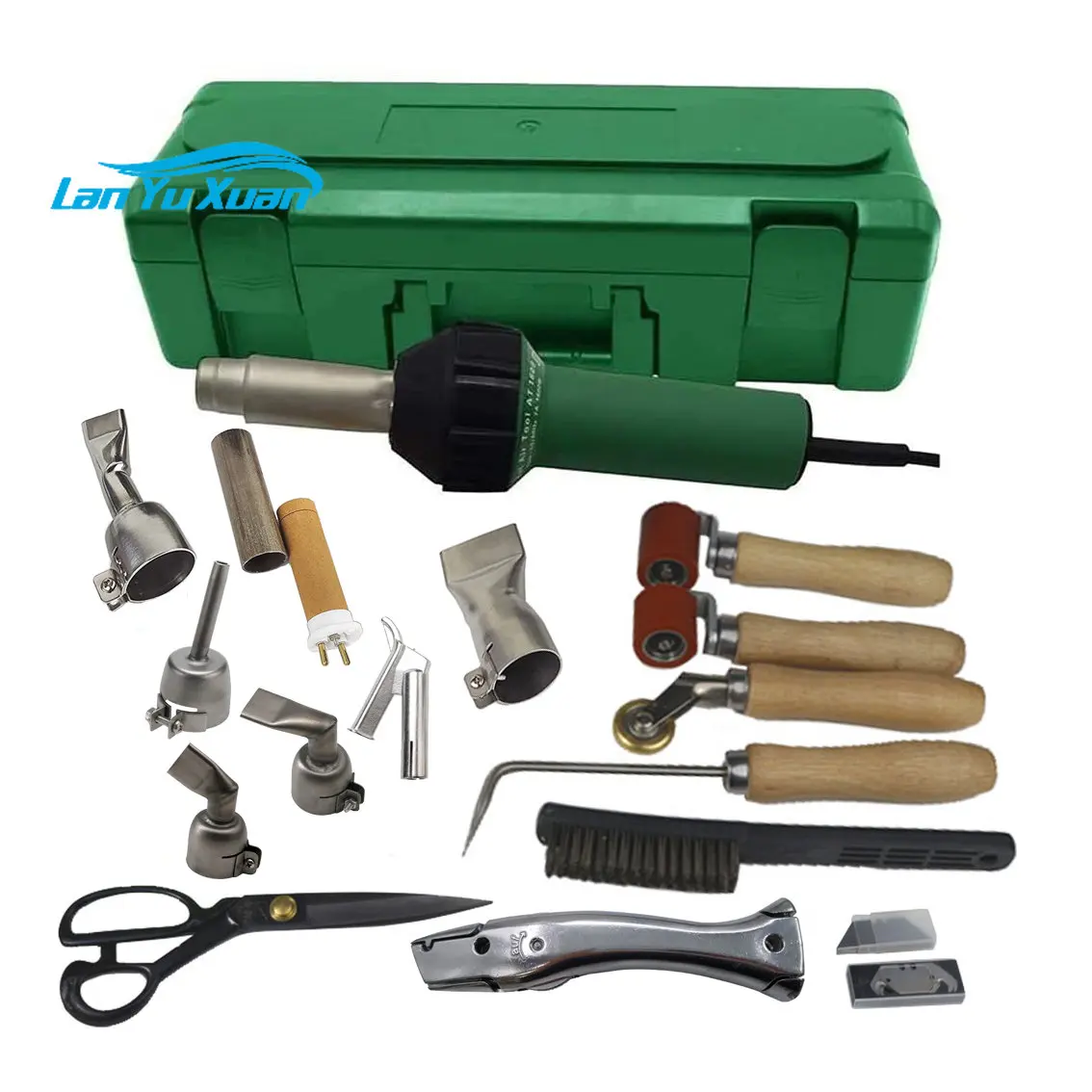 1600W Professional Heat Gun Kit PVC Roofing Welding Tools Plastic Welder Hot Air Torch with Roofing Seam Rollers Seam Tester
1600W Professional Heat Gun Kit PVC Roofing Welding Tools Plastic Welder Hot Air Torch with Roofing Seam Rollers Seam Tester