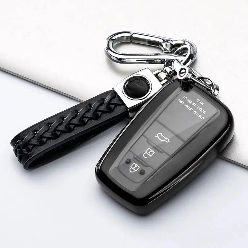 Soft TPU Car Remote Key Fob Cover Case Holder Shell for Toyota Rav4 2021 Hybryd Camry 70 2020 Prado Corolla Sedan 2019 Keychains
Soft TPU Car Remote Key Fob Cover Case Holder Shell for Toyota Rav4 2021 Hybryd Camry 70 2020 Prado Corolla Sedan 2019 Keychains