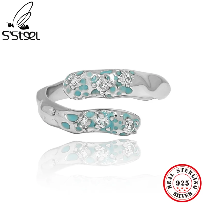 S'STEEL Irregular Faceted Zircon Engagement Ring 925 Silver Original Designer Fine Jewelry For Women Accessories 2022 Trend New
S'STEEL Irregular Faceted Zircon Engagement Ring 925 Silver Original Designer Fine Jewelry For Women Accessories 2022 Trend New