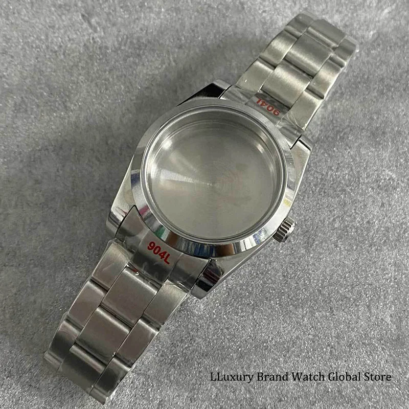 PORSTIER New 36mm Sapphire Glass Waterproof Silver Watch Case Stainless Steel Polished Case Fit Janpan NH35/NH36/4R Movement
PORSTIER New 36mm Sapphire Glass Waterproof Silver Watch Case Stainless Steel Polished Case Fit Janpan NH35/NH36/4R Movement