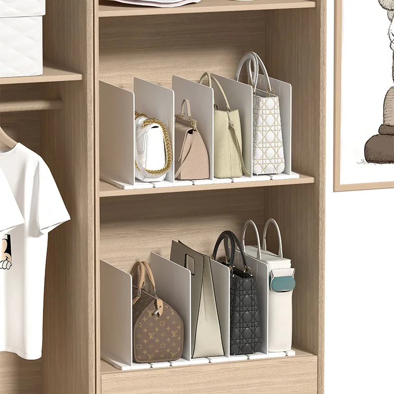 Household Multifunctional Removable Bag Storage Box Partition Bag Storage Rack Handbag Organizer Closet Sundries Storage Rack
Household Multifunctional Removable Bag Storage Box Partition Bag Storage Rack Handbag Organizer Closet Sundries Storage Rack