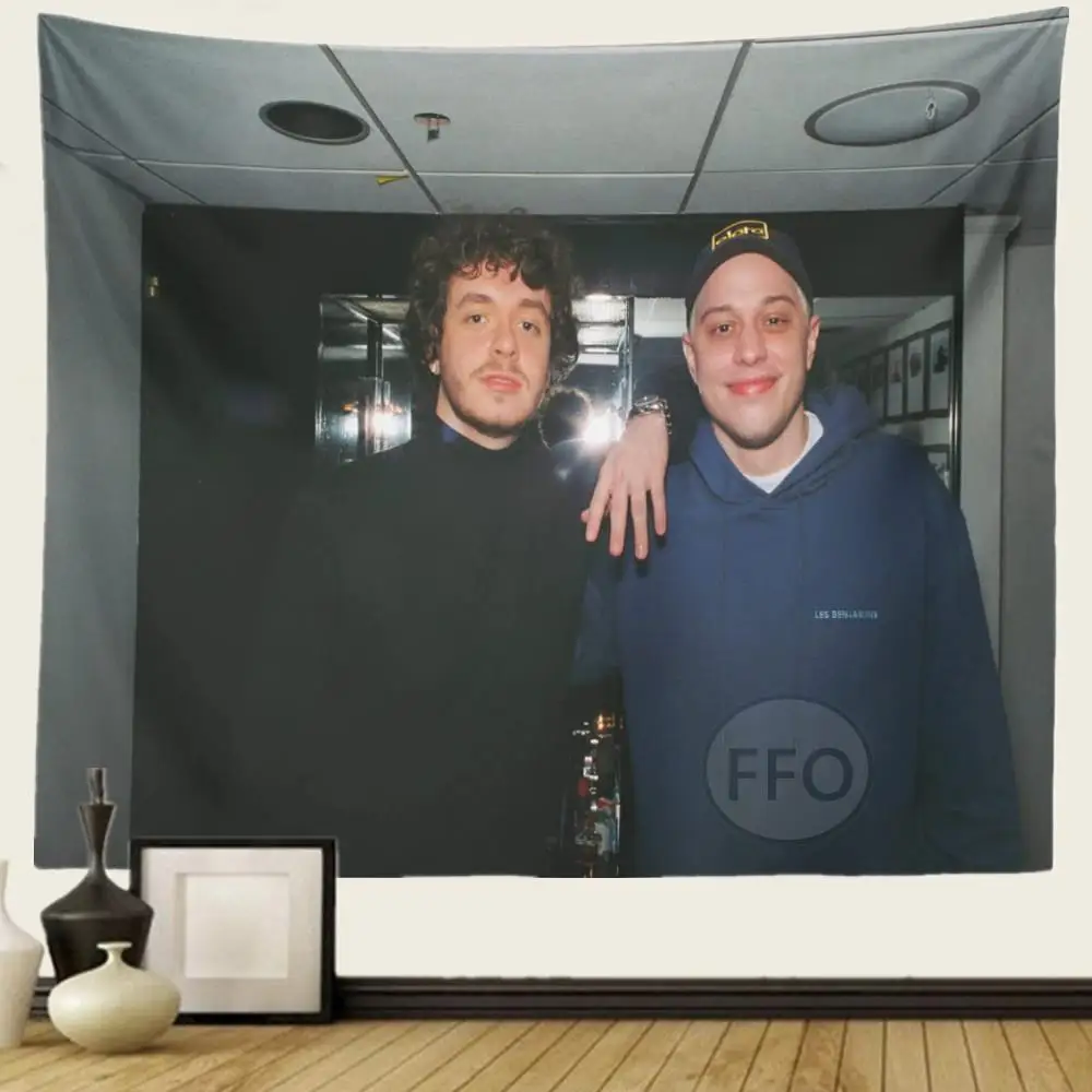 Настенный Гобелен Jack Harlow и Pete Davidson, Забавный мем, макраме, украшение для эстетической комнаты, декоративные скатерти
Настенный Гобелен Jack Harlow и Pete Davidson, Забавный мем, макраме, украшение для эстетической комнаты, декоративные скатерти