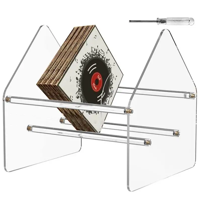 Vinyl Record Storage Holder Large Capacity Display Stand Clear Acrylic Modern Album Desktop Rack
Vinyl Record Storage Holder Large Capacity Display Stand Clear Acrylic Modern Album Desktop Rack
