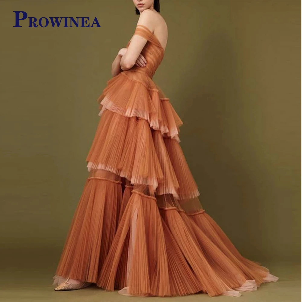 PROWINEA Gorgeous Tiered Tulle High End Evening Dress For Women Wedding Sweetheart Off The Shoulder Formal Party Gowns Vestidos
PROWINEA Gorgeous Tiered Tulle High End Evening Dress For Women Wedding Sweetheart Off The Shoulder Formal Party Gowns Vestidos