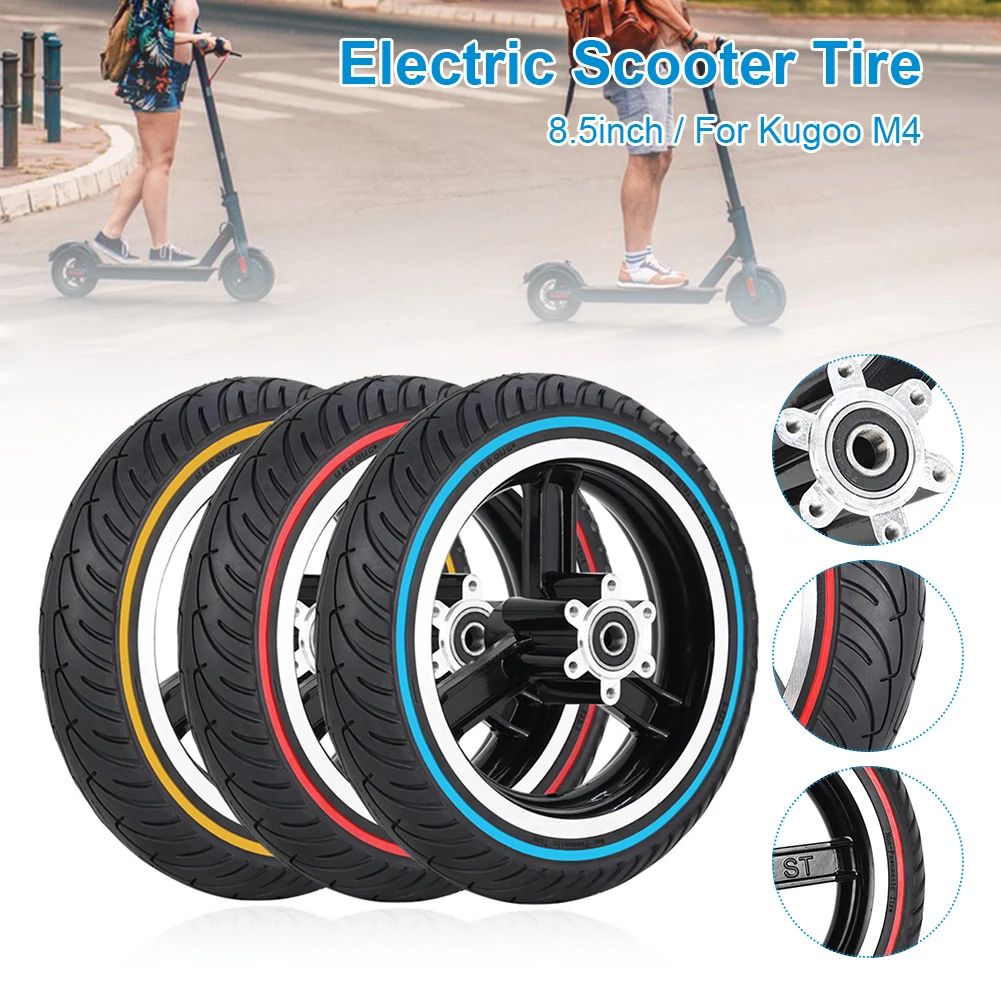 New Rubber Tire 8.5-inch Tire Replacement for Front Wheel Wear-Resistant Outer Tire Aluminum Hub For KUGOO M4 Electric Scooter
New Rubber Tire 8.5-inch Tire Replacement for Front Wheel Wear-Resistant Outer Tire Aluminum Hub For KUGOO M4 Electric Scooter
