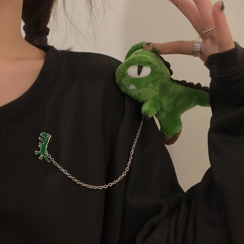 Green Plush Dinosaur Doll Brooch Plush Dinosaur Brooch dinosaur brooch Plush Animal Chain Brooch New Dinosaur Series Brooch
Green Plush Dinosaur Doll Brooch Plush Dinosaur Brooch dinosaur brooch Plush Animal Chain Brooch New Dinosaur Series Brooch