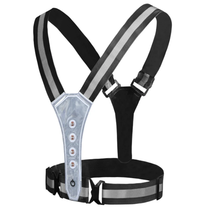 Customized logo USB Charging warning led reflective running safety vests with led reflective front light headlight
Customized logo USB Charging warning led reflective running safety vests with led reflective front light headlight