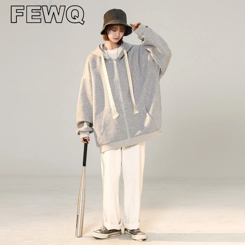 FEWQ Jacquard Men's Winter Jackets Waffle Plaid Drawstring Korean Fashion Coats Male Hooded Outwear Couple 2022 New Tops 24B442
FEWQ Jacquard Men's Winter Jackets Waffle Plaid Drawstring Korean Fashion Coats Male Hooded Outwear Couple 2022 New Tops 24B442