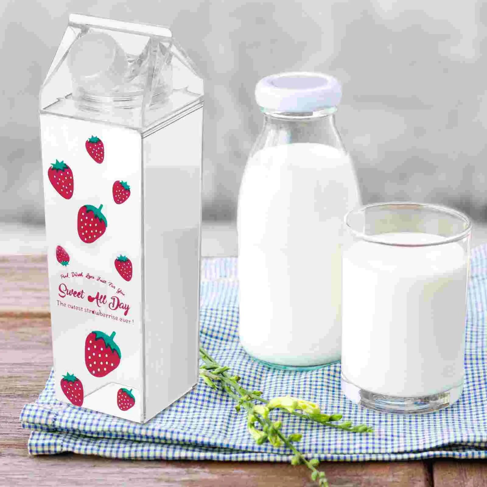 Bottle Carton Water Bottles Clear Square Box Reusable Cup Portable Beverage Container Jug Drinking Transparent Travel Jars
Bottle Carton Water Bottles Clear Square Box Reusable Cup Portable Beverage Container Jug Drinking Transparent Travel Jars