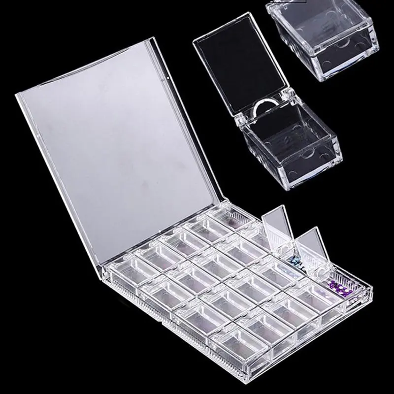 20 Grids Clear Display Case Organizer Holder For Jewelry Nail Rhinestone Beads Box Acrylic Makeup Organizer Nail Art Storage Box
20 Grids Clear Display Case Organizer Holder For Jewelry Nail Rhinestone Beads Box Acrylic Makeup Organizer Nail Art Storage Box