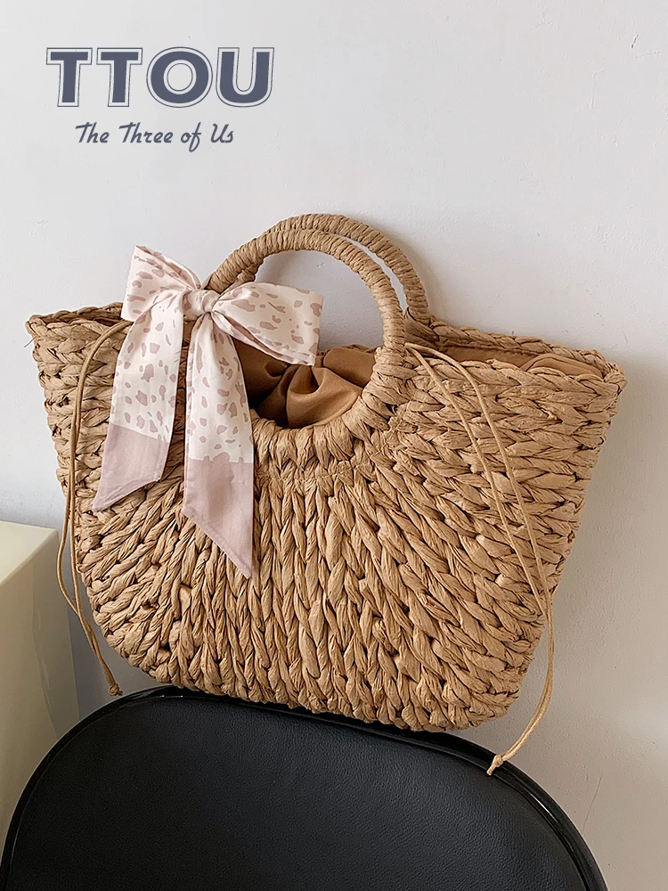 2022 Spring Trend Straw Woven Handbag For Women Summer Beach Vacation Casual Female Shopper Bags Shoulder Bag Shopping Purses
2022 Spring Trend Straw Woven Handbag For Women Summer Beach Vacation Casual Female Shopper Bags Shoulder Bag Shopping Purses