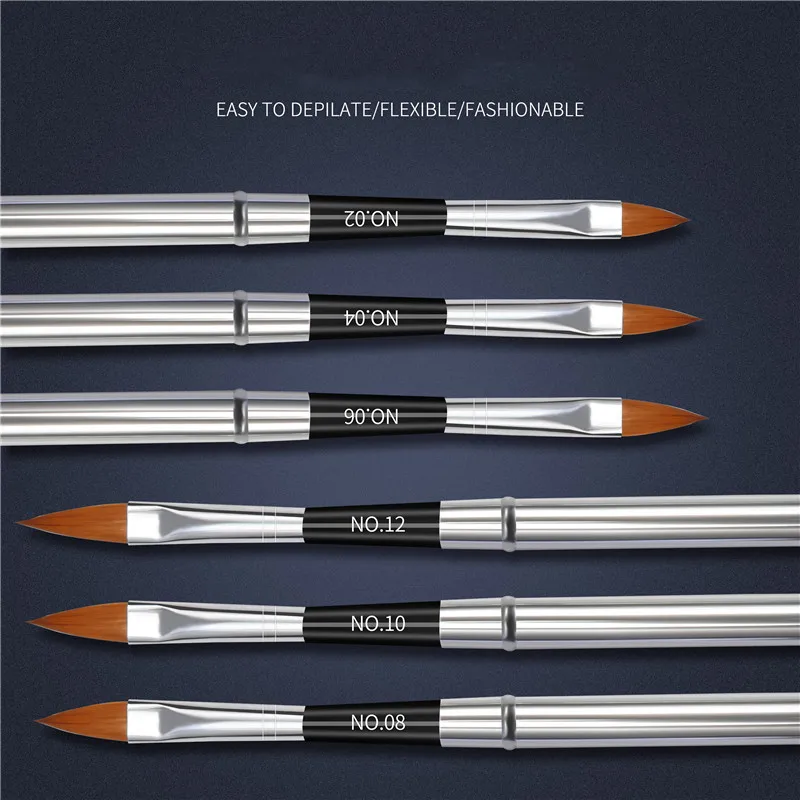 6Pcs/Set Nail Art Brushes Carving Pen Steel Pipe Handle Detachable For Professional Salon And Home Use Manicure Tools Supplies
6Pcs/Set Nail Art Brushes Carving Pen Steel Pipe Handle Detachable For Professional Salon And Home Use Manicure Tools Supplies