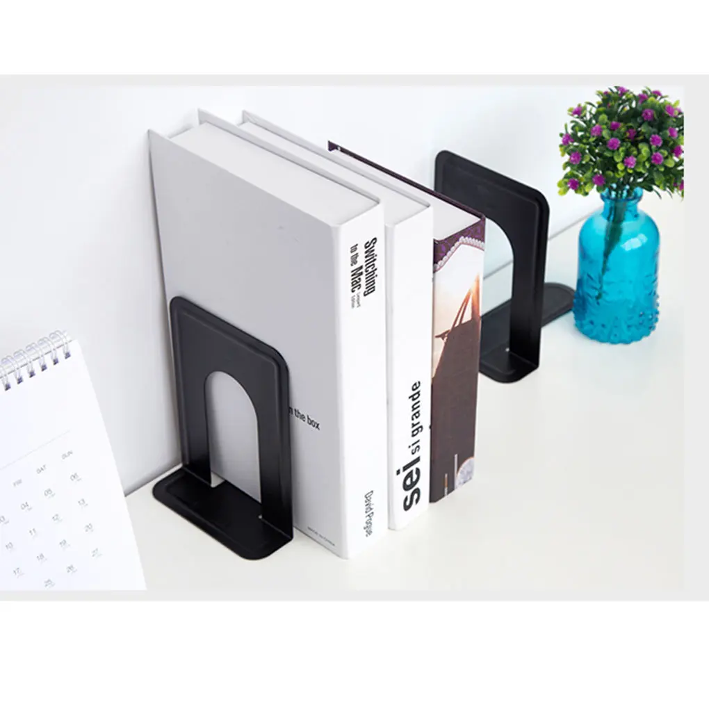 2pcs Metal Book Stand Nonskid Commerce Heavy Duty Bookend Home Office Article Organizing Tool
2pcs Metal Book Stand Nonskid Commerce Heavy Duty Bookend Home Office Article Organizing Tool