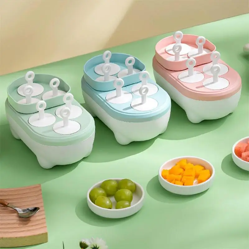 6 Grids Popsicle Molds Silicone Ice Cream Maker Reusable Homemade Tools Box For DIY Ice Cream Summer Cake Pop Cakesicles Summer
6 Grids Popsicle Molds Silicone Ice Cream Maker Reusable Homemade Tools Box For DIY Ice Cream Summer Cake Pop Cakesicles Summer