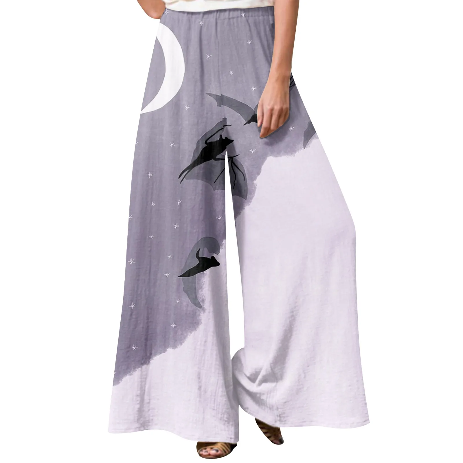 Женские брюки на Хэллоуин, мешковатые брюки с эластичным поясом и принтом, женские модные широкие брюки 2023
Женские брюки на Хэллоуин, мешковатые брюки с эластичным поясом и принтом, женские модные широкие брюки 2023