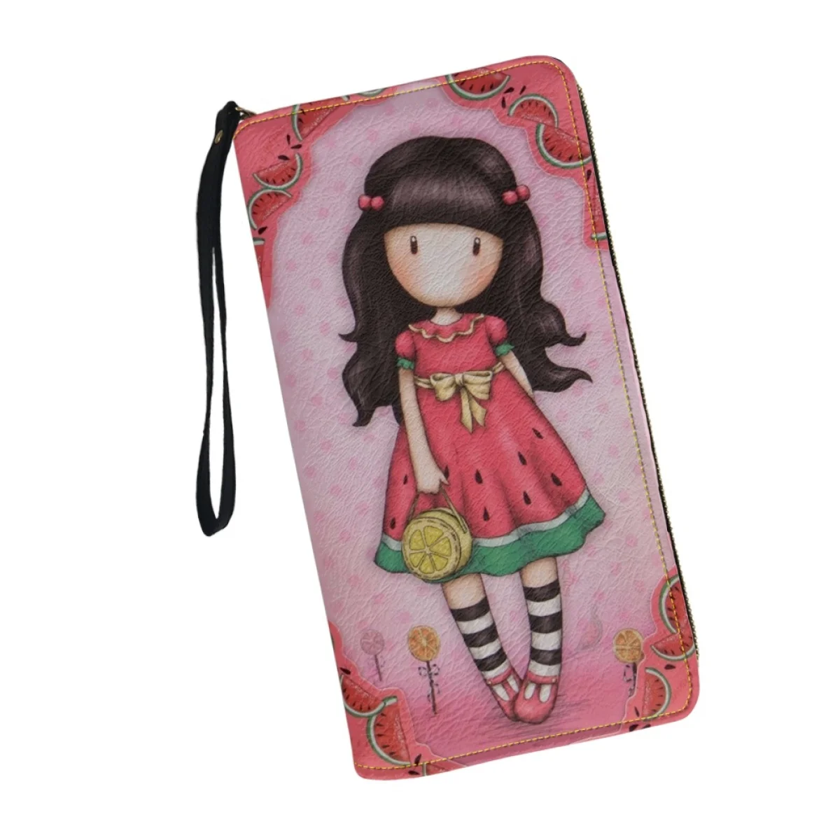 Kawaii, женская сумка из искусственной кожи, Yikeluo, сантоло, Gorjuss, кошельки для наличных с принтом, брендовый дизайн, красивый мультяшный персонаж, кошелек для женщин
Kawaii, женская сумка из искусственной кожи, Yikeluo, сантоло, Gorjuss, кошельки для наличных с принтом, брендовый дизайн, красивый мультяшный персонаж, кошелек для женщин