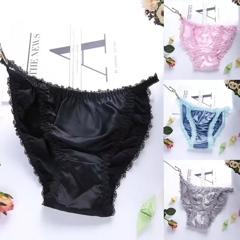 Woman Silk Panties Women's Seamless Satin Silk Briefs Underpants Lady's Panties Plus Size Ladies Knickers Brief Underwea
Woman Silk Panties Women's Seamless Satin Silk Briefs Underpants Lady's Panties Plus Size Ladies Knickers Brief Underwea