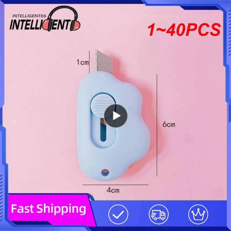 1~40PCS Cute Rabbit Cloud Color Mini Portable Utility Knife Paper Cutter Cutting Paper Razor Blade Office Stationery Cutting
1~40PCS Cute Rabbit Cloud Color Mini Portable Utility Knife Paper Cutter Cutting Paper Razor Blade Office Stationery Cutting