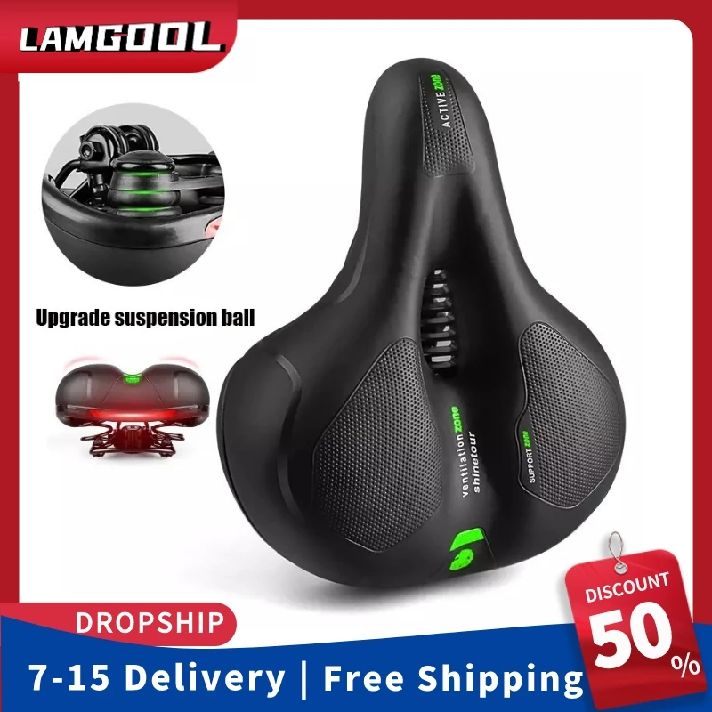 Reflective Shock Absorbing Hollow Bike Saddle MTB Bicycle Seat Breathable Rainproof Cycling Road Mountain Cyxling Accessory Hot
Reflective Shock Absorbing Hollow Bike Saddle MTB Bicycle Seat Breathable Rainproof Cycling Road Mountain Cyxling Accessory Hot