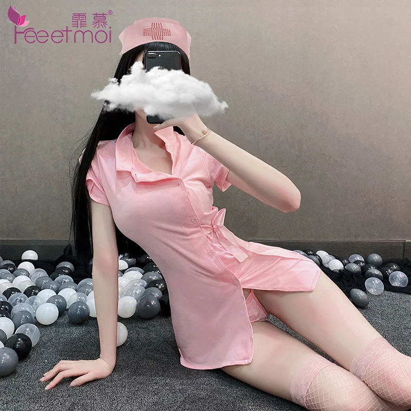 Feimu brand sexy underwear uniform temptation hip girdle strap lovely role sexy nurse suit 7027
Feimu brand sexy underwear uniform temptation hip girdle strap lovely role sexy nurse suit 7027