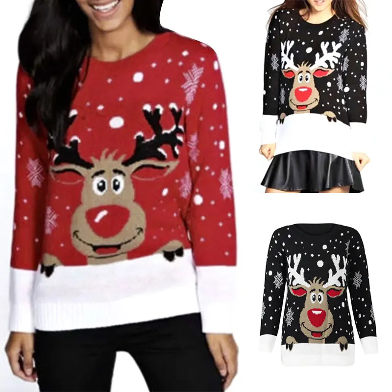 Женский осенне-зимний пуловер с круглым вырезом и длинным рукавом 
Женский осенне-зимний пуловер с круглым вырезом и длинным рукавом