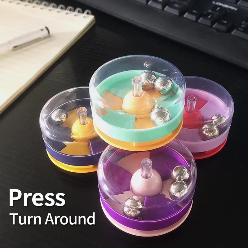 

Stress Relief Fidget Toy Decompression Fidget Rollers Spinners Press Rotate Orbit Cubes Antistress Toys For Children Autism ADHD