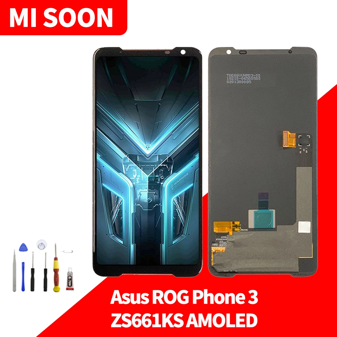 ЖК-дисплей для Asus ROG Phone 3 ZS661KS, внешний дисплей для ROG Phone 3 ZS661KS, ЖК-экран
ЖК-дисплей для Asus ROG Phone 3 ZS661KS, внешний дисплей для ROG Phone 3 ZS661KS, ЖК-экран