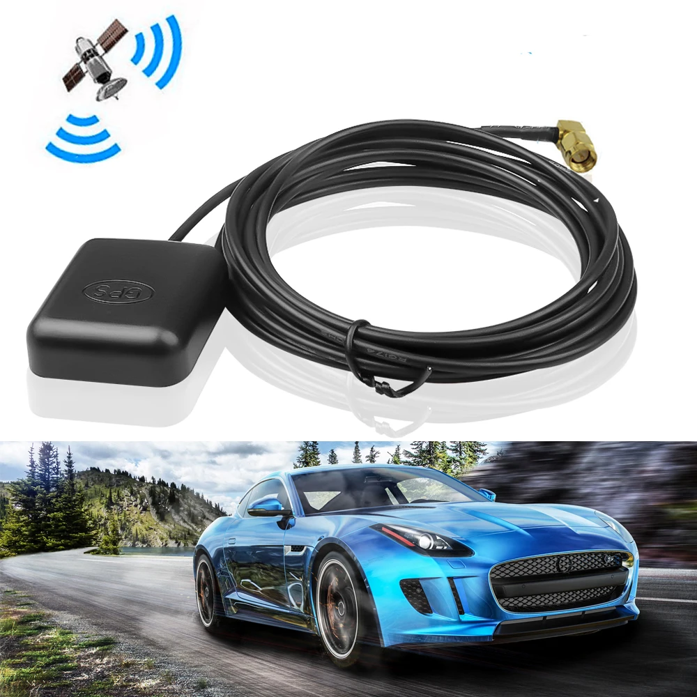 Car Gps Antenna SMA Connector 2M Cable Gps Receiver Auto Aerial Adapter with 90 Degree connector for Car Navigation Player DVR
Car Gps Antenna SMA Connector 2M Cable Gps Receiver Auto Aerial Adapter with 90 Degree connector for Car Navigation Player DVR