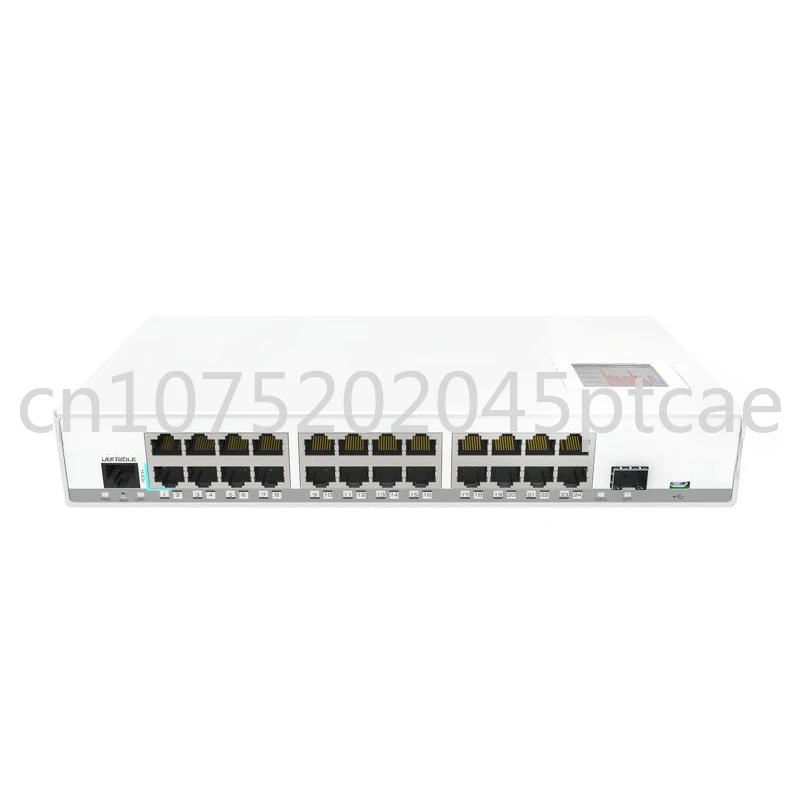 

CRS125-24G-1S-IN Cloud Router Gigabit Switch, 24x 10/100/1000 Mbit/s Gigabit Ethernet with AutoMDI/X