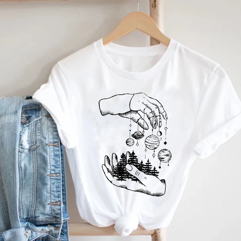 Women Space Universe Printing Spring Summer Short Sleeve 90s Fashion Pretty Print Tshirt Nice Tee Top Graphic T-shirt
Women Space Universe Printing Spring Summer Short Sleeve 90s Fashion Pretty Print Tshirt Nice Tee Top Graphic T-shirt