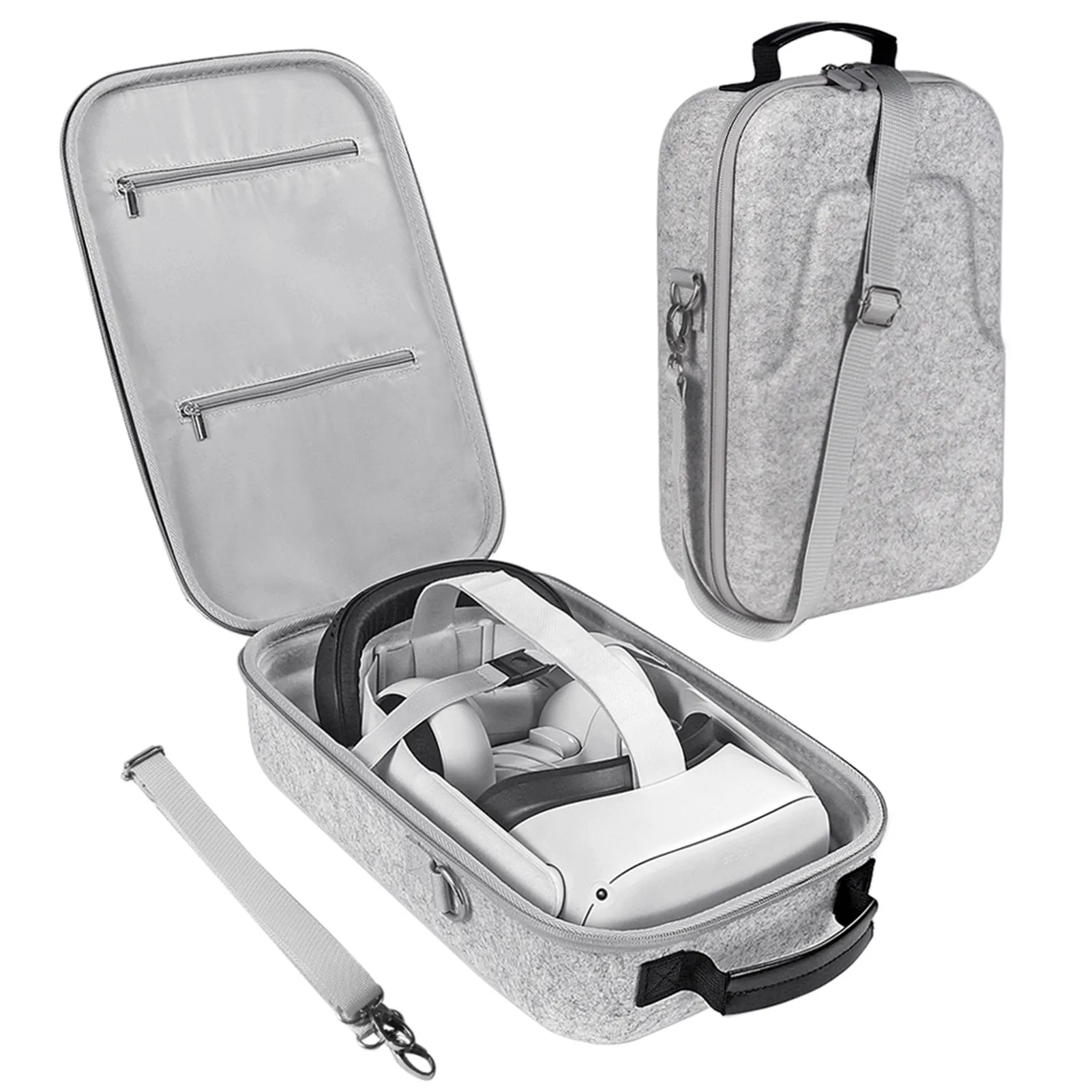 For Oculus Quest 2 Glasses Storage Shock Proof And Waterproof Felt Travel Protective Bag Carrying Case VR/AR Glasses&Headset
For Oculus Quest 2 Glasses Storage Shock Proof And Waterproof Felt Travel Protective Bag Carrying Case VR/AR Glasses&Headset