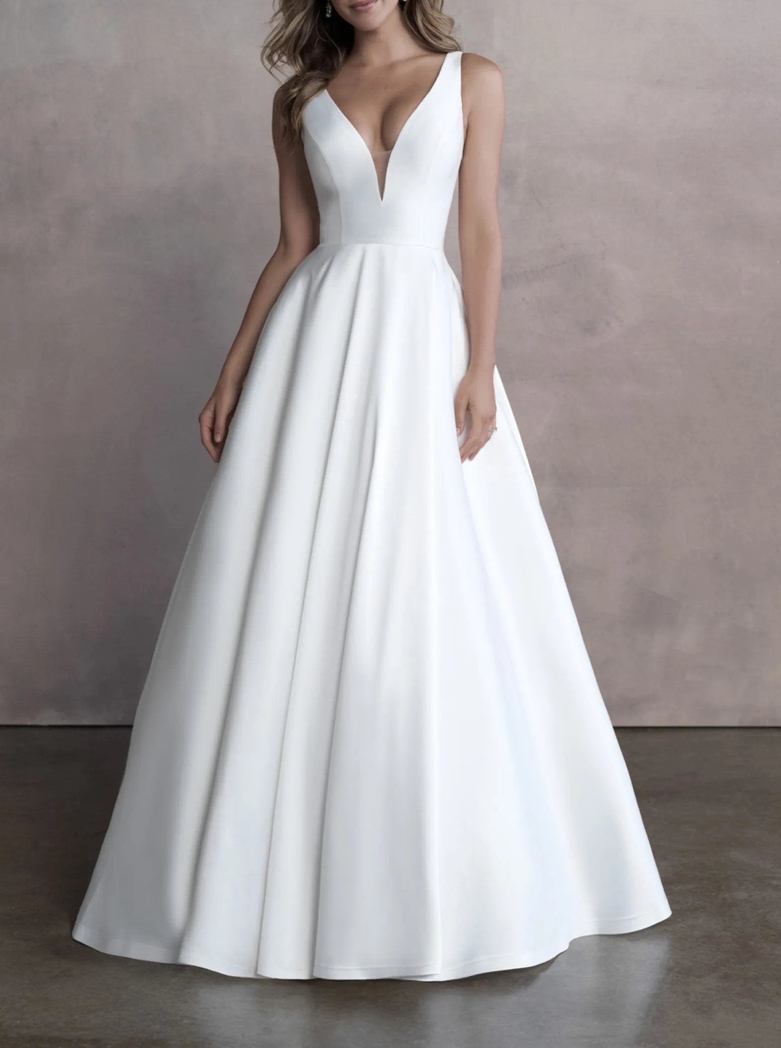 Всесезонное длинное сексуальное ТРАПЕЦИЕВИДНОЕ свадебное платье из тафты
Всесезонное длинное сексуальное ТРАПЕЦИЕВИДНОЕ свадебное платье из тафты