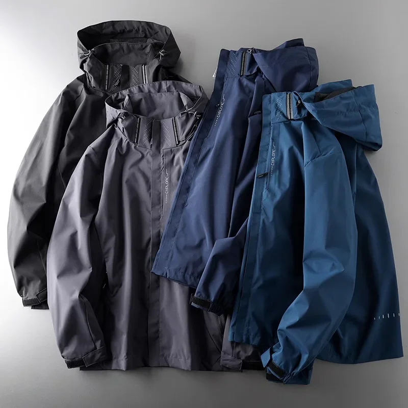 New Men's Jackets Autumn Windproof and Waterproof Zipper Solid Color Casual Loose Sports Hooded New Male Designer Clothing coat
New Men's Jackets Autumn Windproof and Waterproof Zipper Solid Color Casual Loose Sports Hooded New Male Designer Clothing coat