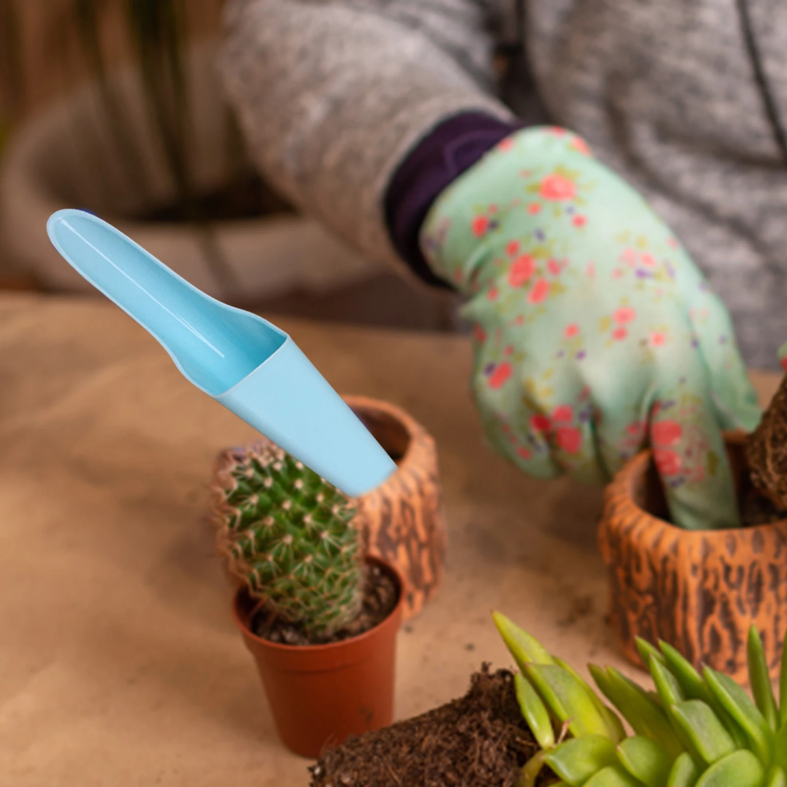 Лопата-ведро для посадки, компактная искусственная Лопата для садоводства, миниатюрная садовая лопата для пересадки растений и суккуленто... 
Лопата-ведро для посадки, компактная искусственная Лопата для садоводства, миниатюрная садовая лопата для пересадки растений и суккуленто...