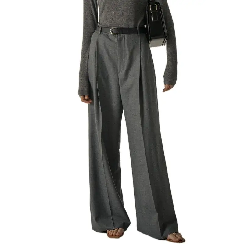 Straight Suit Trousers Skinny Show High Long Legs High Waist Wide Leg Casual Pants High Quality Simple Casual Straight Pants
Straight Suit Trousers Skinny Show High Long Legs High Waist Wide Leg Casual Pants High Quality Simple Casual Straight Pants