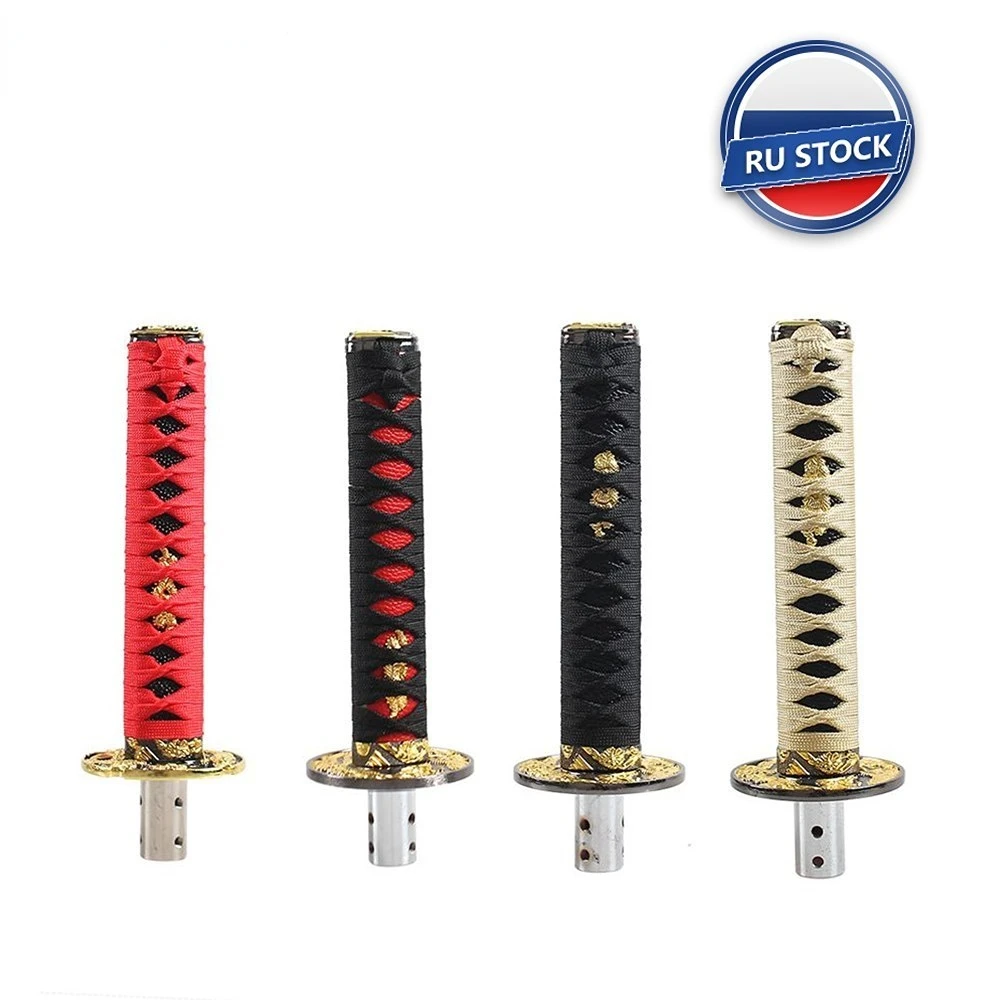 

20cm Universal Katana Samurai Sword Gear Shift Knob Warrior Series Manual Stick Shift Knob with 4 Adapters Fits Most Vehicles