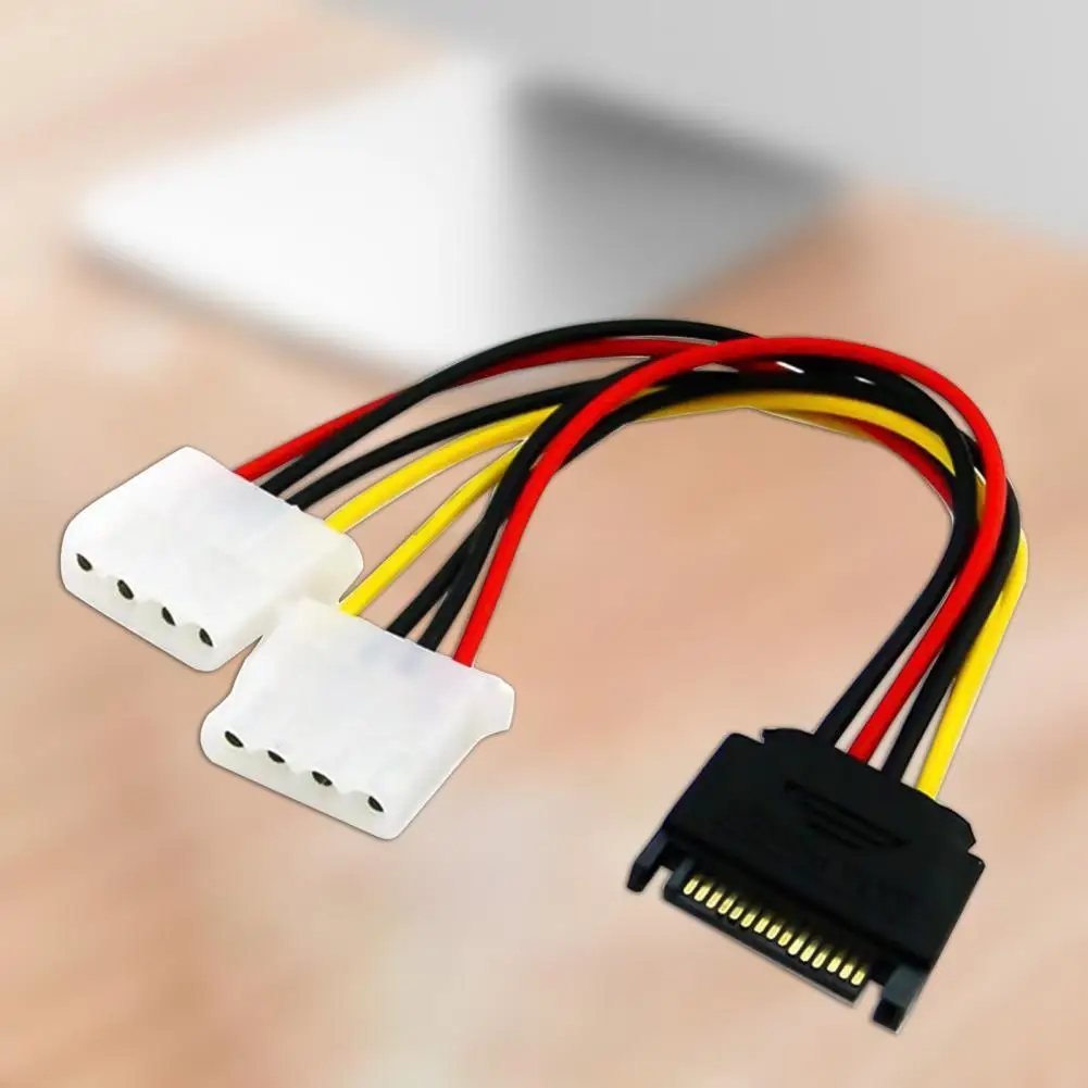 Кабель адаптера питания, отличный SATA 15pin к Molex IDE, двойной большой 4-контактный удлинитель, прочный удлинитель питания
Кабель адаптера питания, отличный SATA 15pin к Molex IDE, двойной большой 4-контактный удлинитель, прочный удлинитель питания