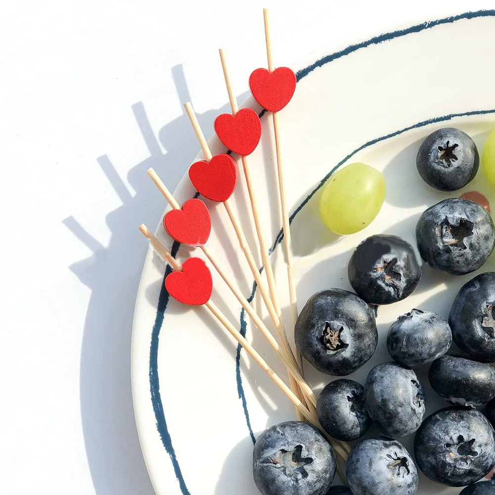 100PCS Kitchen Fruit Sticks Picks Bamboo Heart Beads Cocktail Sticks Sandwich Fruit Toothpick Picks Party Supplies Accessories
100PCS Kitchen Fruit Sticks Picks Bamboo Heart Beads Cocktail Sticks Sandwich Fruit Toothpick Picks Party Supplies Accessories
