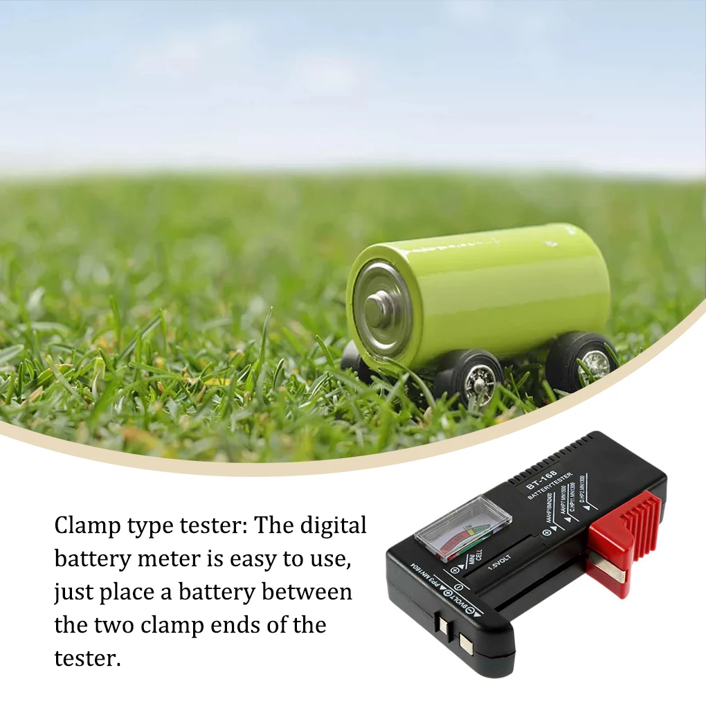 Color Indicator Battery Gauge Tester AAA/AA/C/D/9V/1.5V Portable Cells Adjustable Detector Household Testing Device
Color Indicator Battery Gauge Tester AAA/AA/C/D/9V/1.5V Portable Cells Adjustable Detector Household Testing Device