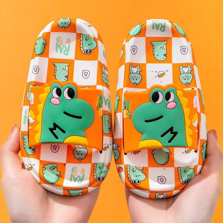 Children's Slippers Summer Cartoon Dinosaur Boy Indoor Home Non-slip Soft Bottom Bathroom Lovely Girl Baby Cool Slippers
Children's Slippers Summer Cartoon Dinosaur Boy Indoor Home Non-slip Soft Bottom Bathroom Lovely Girl Baby Cool Slippers