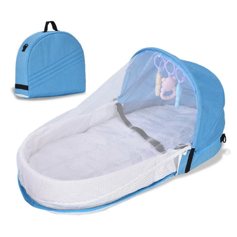 portable baby nest bed for boys girls travel Crib with Mosquito Net Foldable babynest newborn Bassinet Infant Sleeping Basket 
portable baby nest bed for boys girls travel Crib with Mosquito Net Foldable babynest newborn Bassinet Infant Sleeping Basket