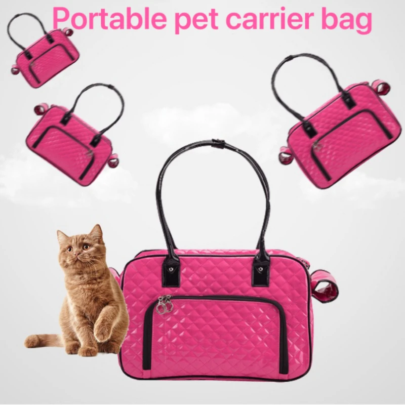 Pet Cat Puppy Carrier Bag Travel Leather Carriers Cat Shoulder Bag Teddy Carrying Handbag Small Dog Portable Pet Accessories
Pet Cat Puppy Carrier Bag Travel Leather Carriers Cat Shoulder Bag Teddy Carrying Handbag Small Dog Portable Pet Accessories