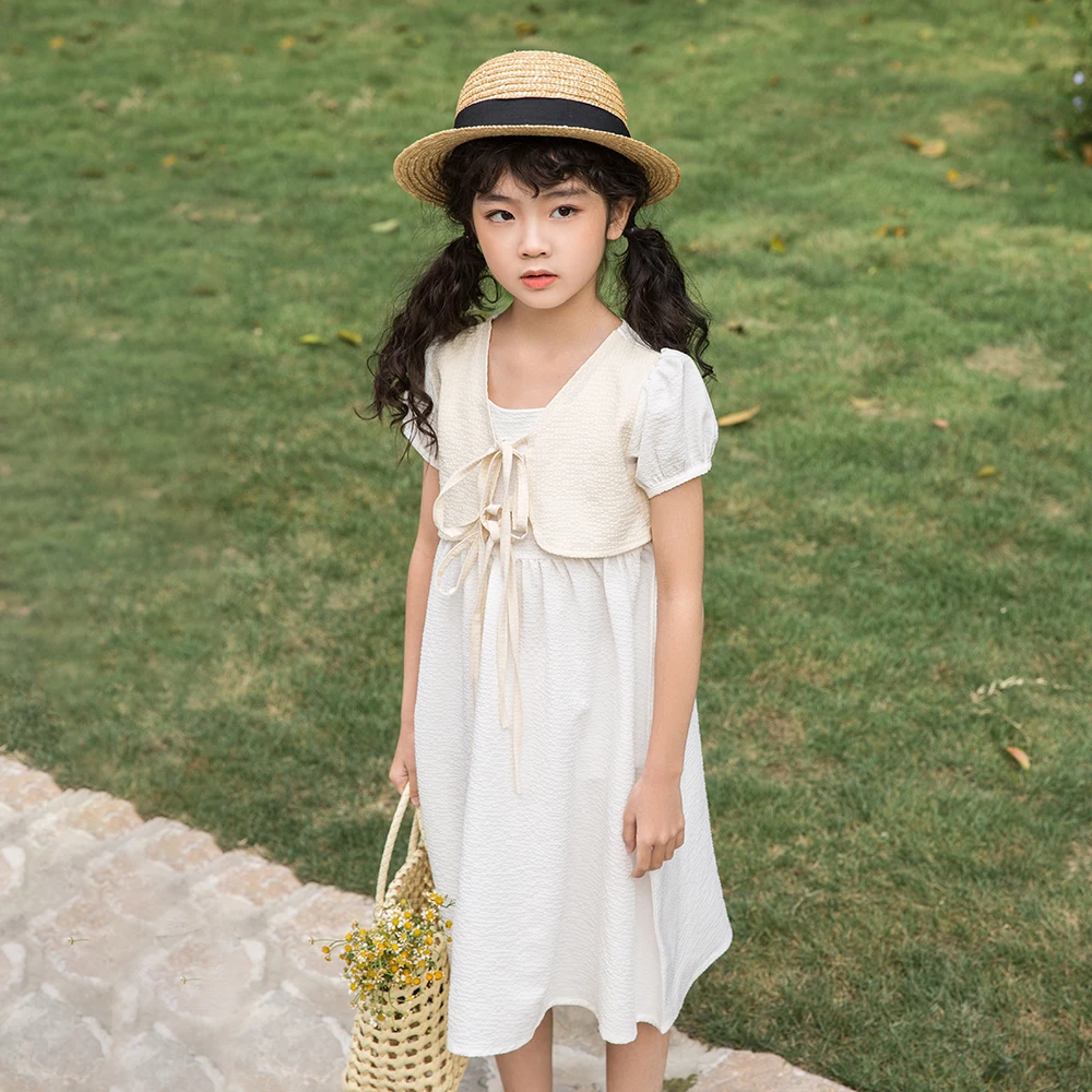 4 To 14 Years Kids and Teen Girls Two Color Patchwork Dress 2022 Summer Casual Clothes Children Elegant Dresses, #6784
4 To 14 Years Kids and Teen Girls Two Color Patchwork Dress 2022 Summer Casual Clothes Children Elegant Dresses, #6784