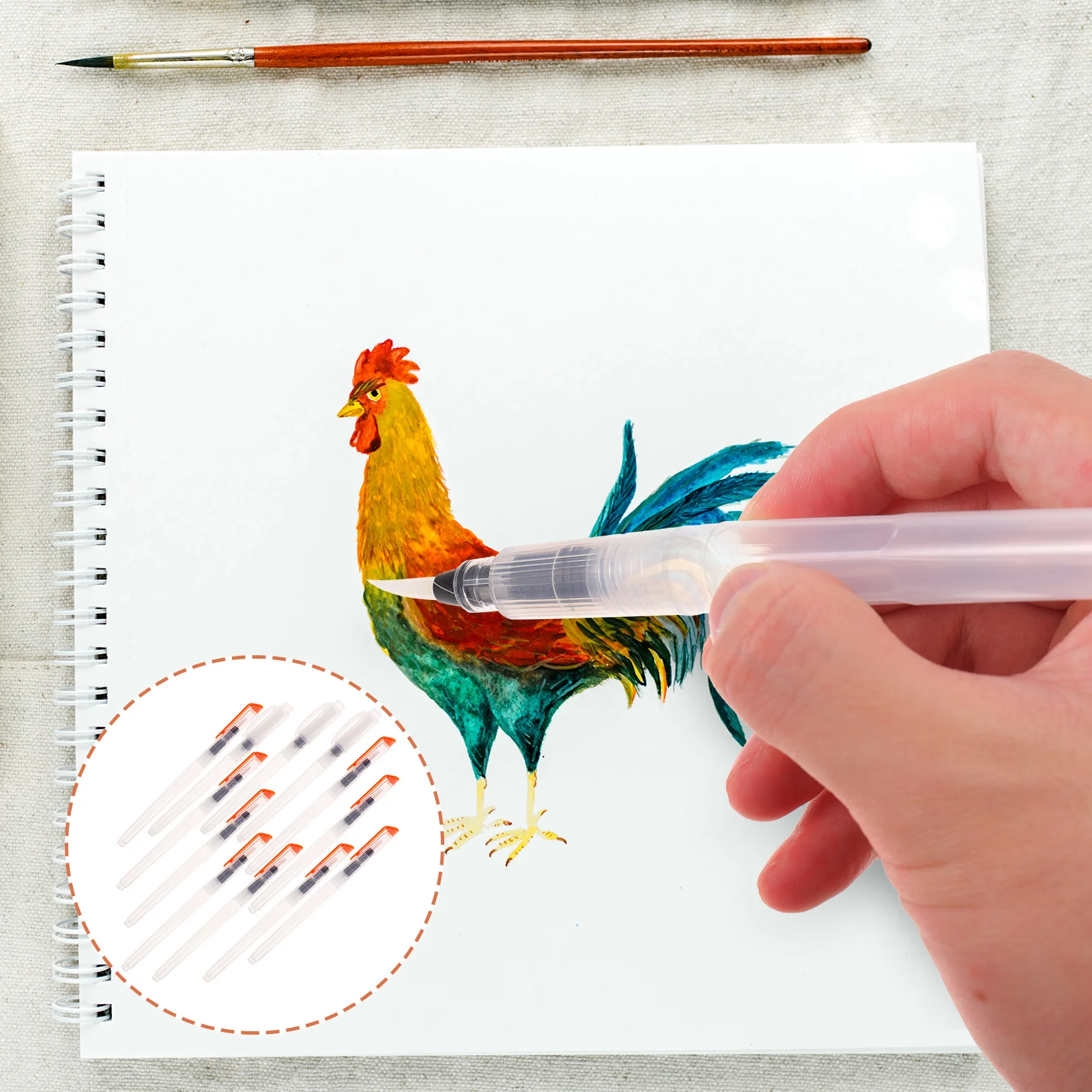 Pens Water Brush Watercolor Pen Painting Drawing Hand Brushes Markers Coloring Color Calligraphy Artist Classroom Lettering
Pens Water Brush Watercolor Pen Painting Drawing Hand Brushes Markers Coloring Color Calligraphy Artist Classroom Lettering